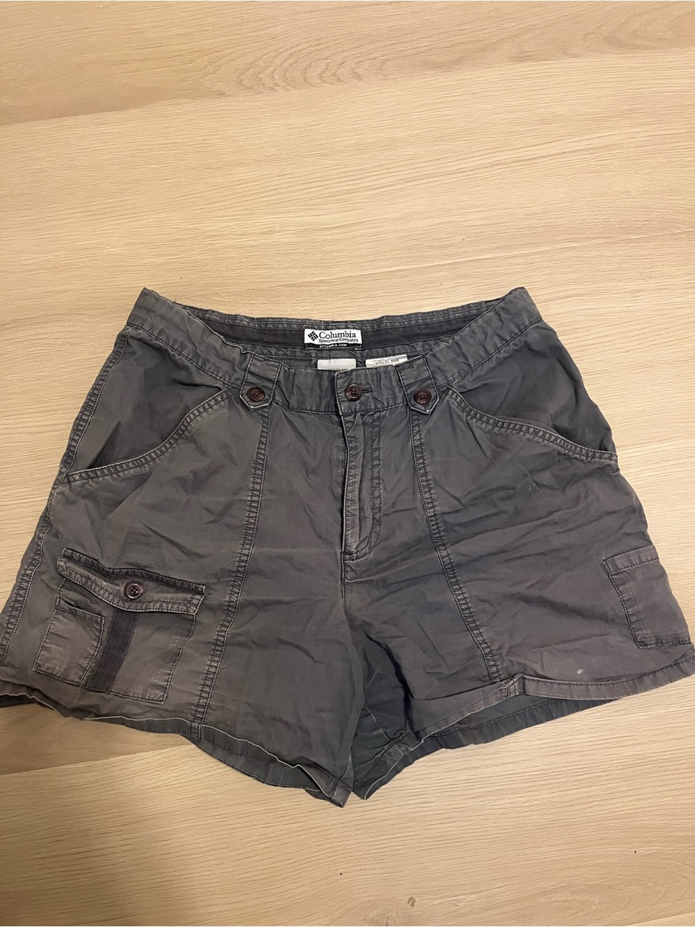 Columbia Women's Charcoal Gray Cargo Shorts